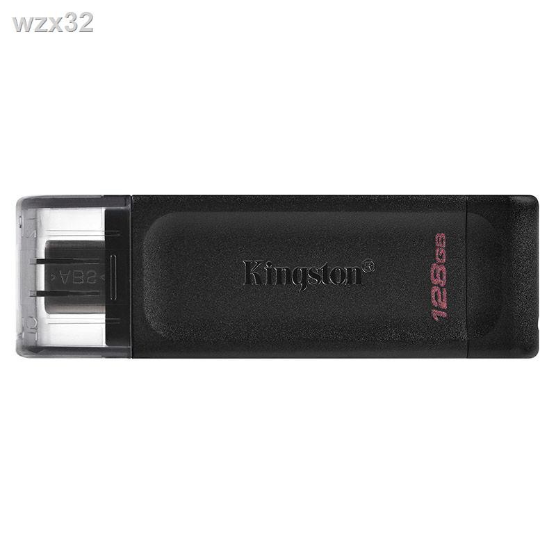 ✶✇❂Ổ đĩa flash USB di động Kingston 128g Type-C DT70 Tốc độ cao USB3.2 dành cho Doanh nghiệp Huawei