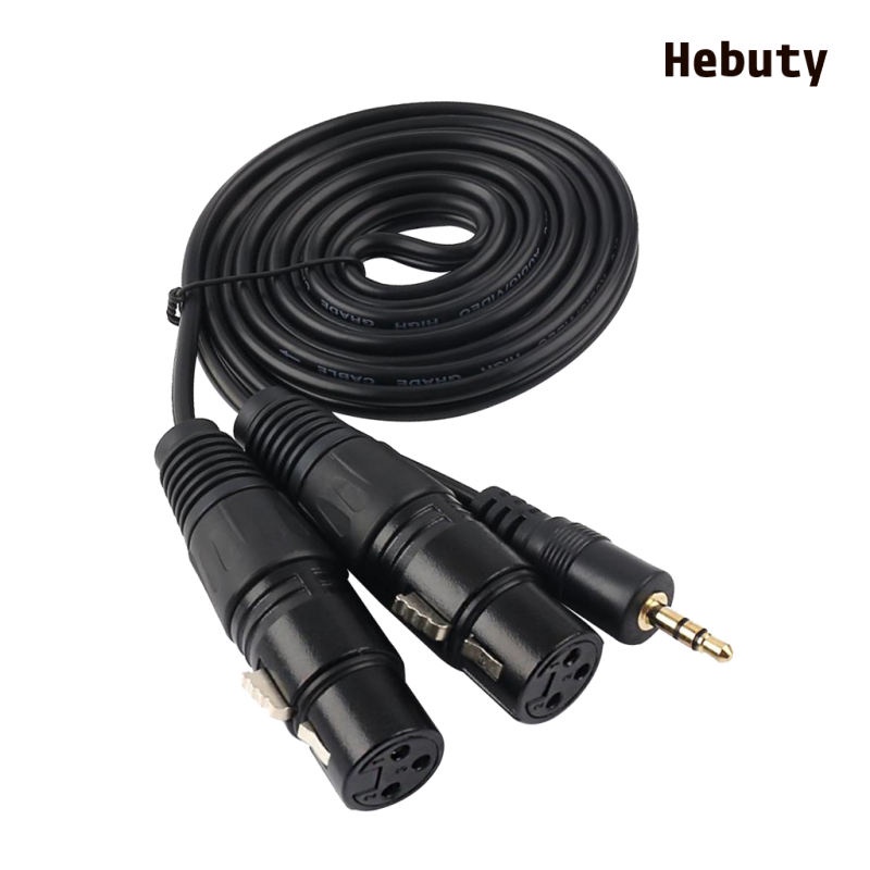 Dây cáp chuyển đổi âm thanh 3.5 mm (1/8Inch) Mini Stereo TRS sang Dual XLR