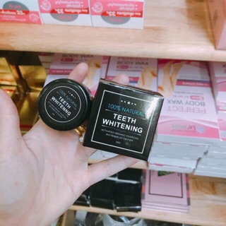 Bột tẩy trắng răng than hoạt tính teeth whitening
