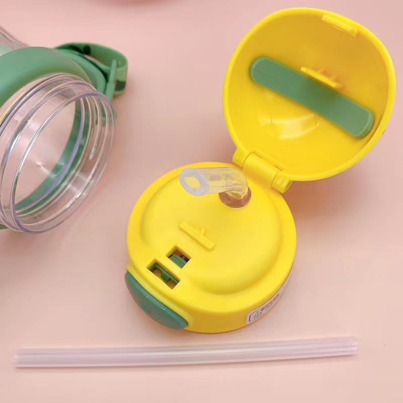 Bình Tập Uống Nước Cho Bé  250ml Hình Gấu dễ thương, thỏ kute