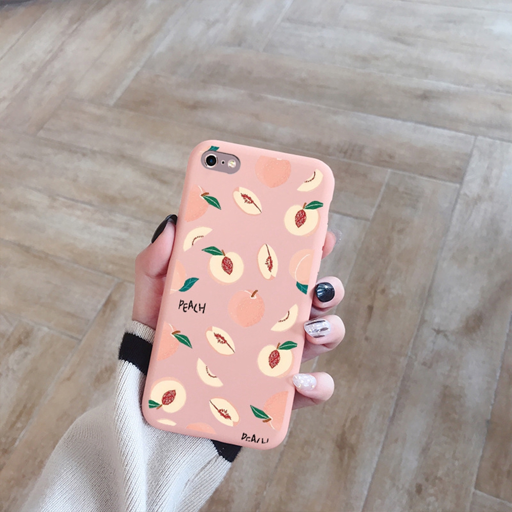 Ốp lưng điện thoại hình trái cây mùa hè dễ thương dành cho Iphone6/6sp