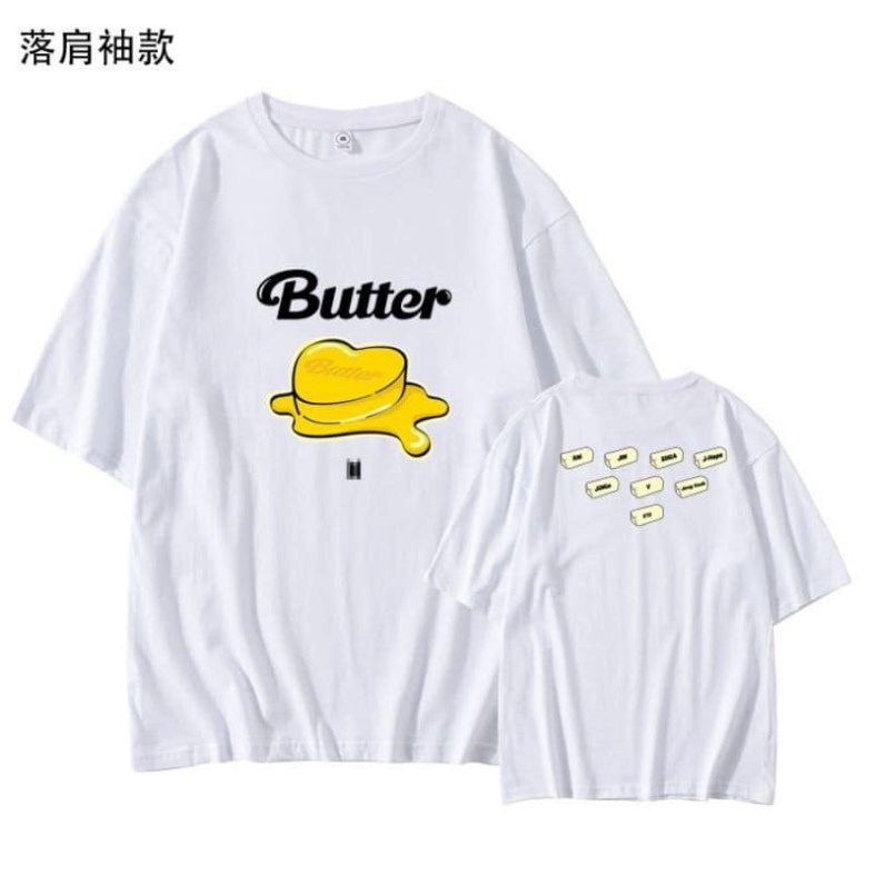 [ Sale Rẻ ] áo thun BTS ️💘 FREESHIP ️💘 Áo bts butter tay lỡ in theo yêu cầu
