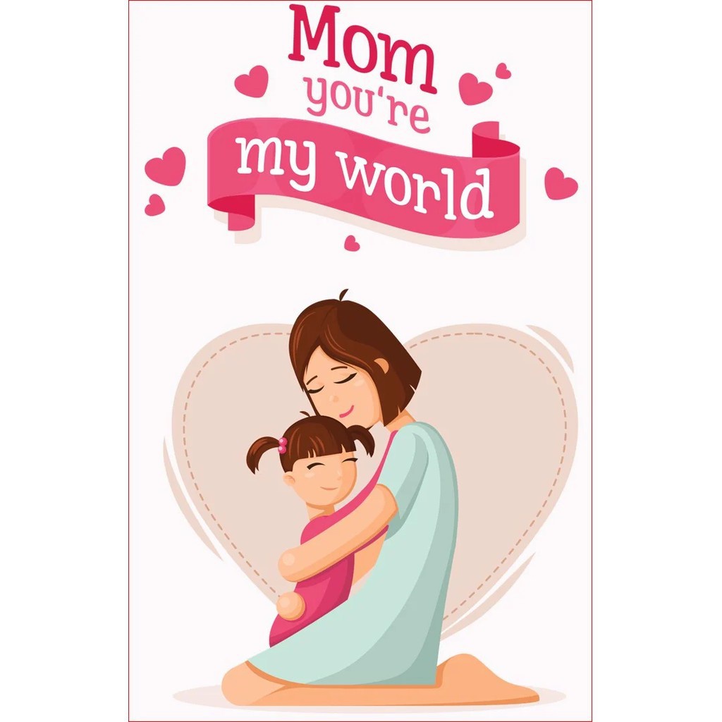Notebook: Gia Đình Thân Yêu - Mom, Youre My World B35