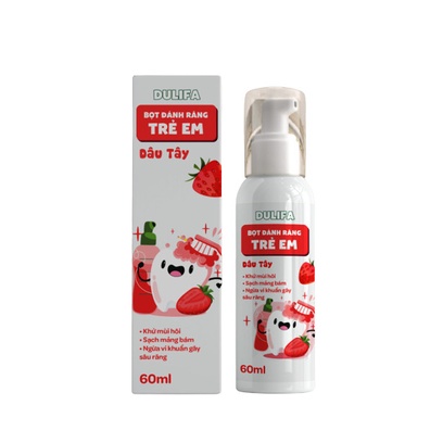 Kem đánh răng tạo bọt Dulifa dành cho bé 2-12 tuổi