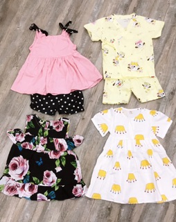 combo set đồ cho bé gái(4bô hoặc bộ và váy)