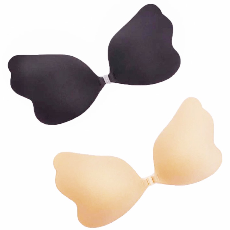 Cute Byte Miếng Dán Nâng Ngực Silicone Tự Dính Không Dây Hình Bướm