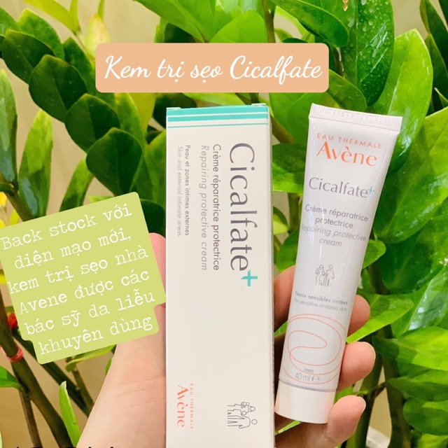 Kem giảm và ngăn ngừa thâm liền sẹo tái tạo da Avene cucalfate + 40ml tái tạo da nhanh gấp 2 lần