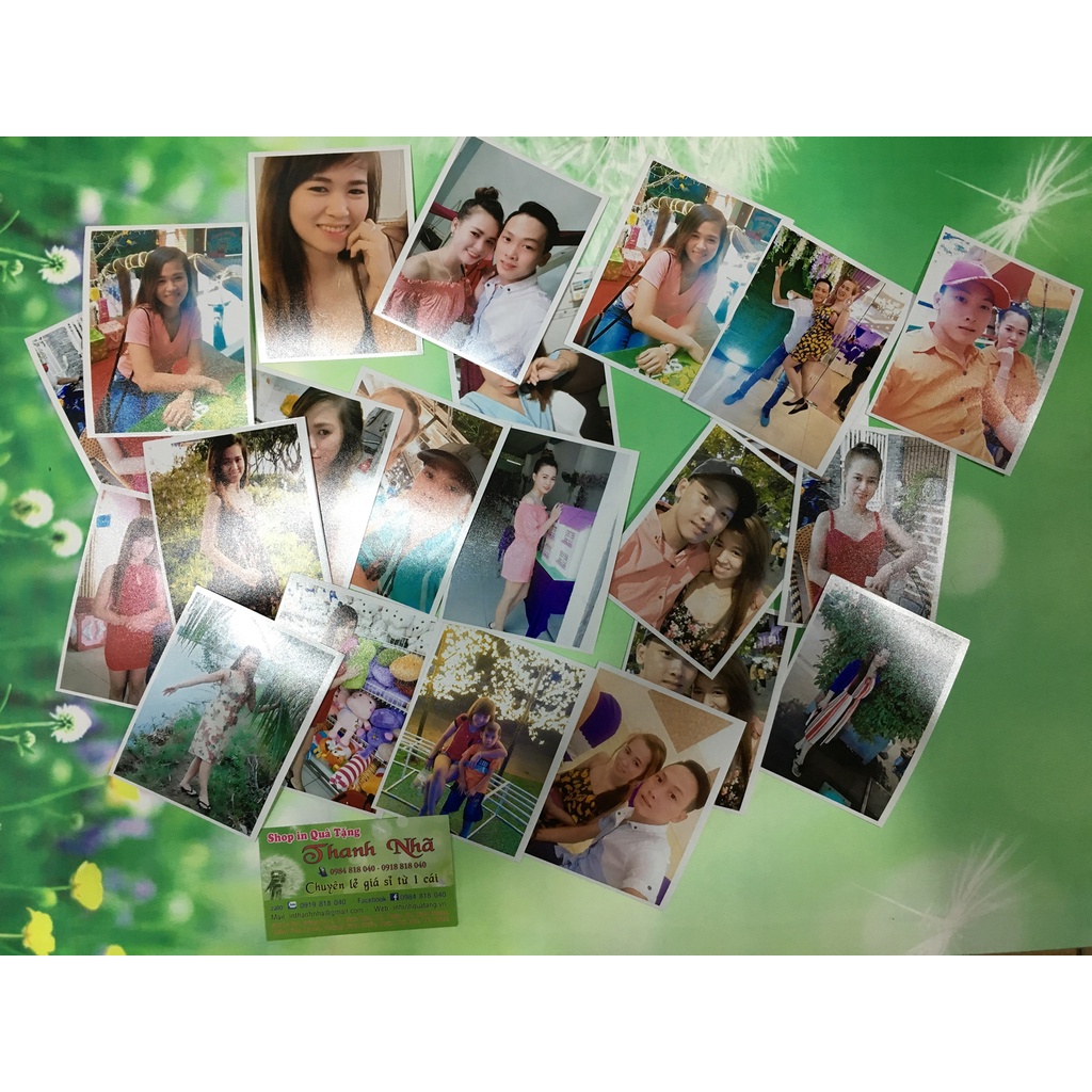 IN ẢNH 6X9 + ép lụa cao cấp  (combo 70 tấm tặng album đựng ảnh 6x9) máy in đời mới, in ảnh chất lượng cao