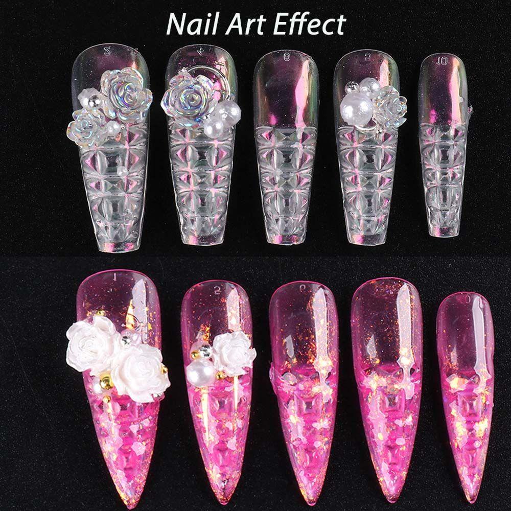 OCEANMAP Móng Tay Giả Tái Sử Dụng Được Trang Trí Móng Tay