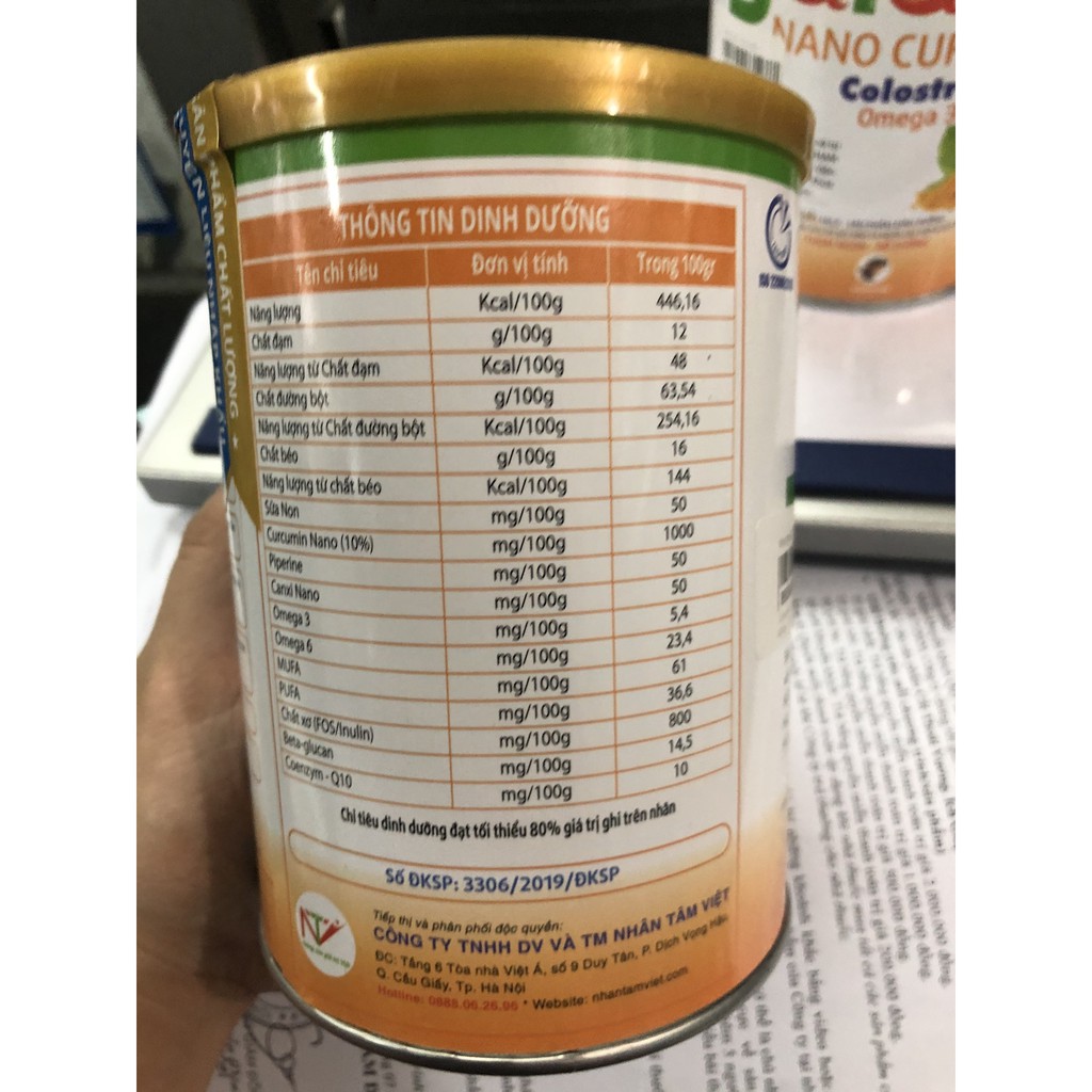 Sữa JaFa Milk Nano Curcumin Colostrum Omega 3,6 - Đẹp da, tốt cho phụ nữ sau sinh, người dạ dày | BigBuy360 - bigbuy360.vn