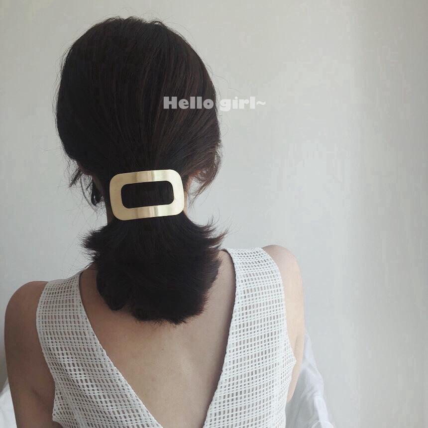 Kẹp tóc hình vuông phong cách cổ điển thanh lịch dành cho nữ
