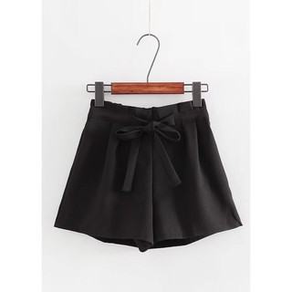 Quần Short Vải Nữ Thắt Nơ Eo 496