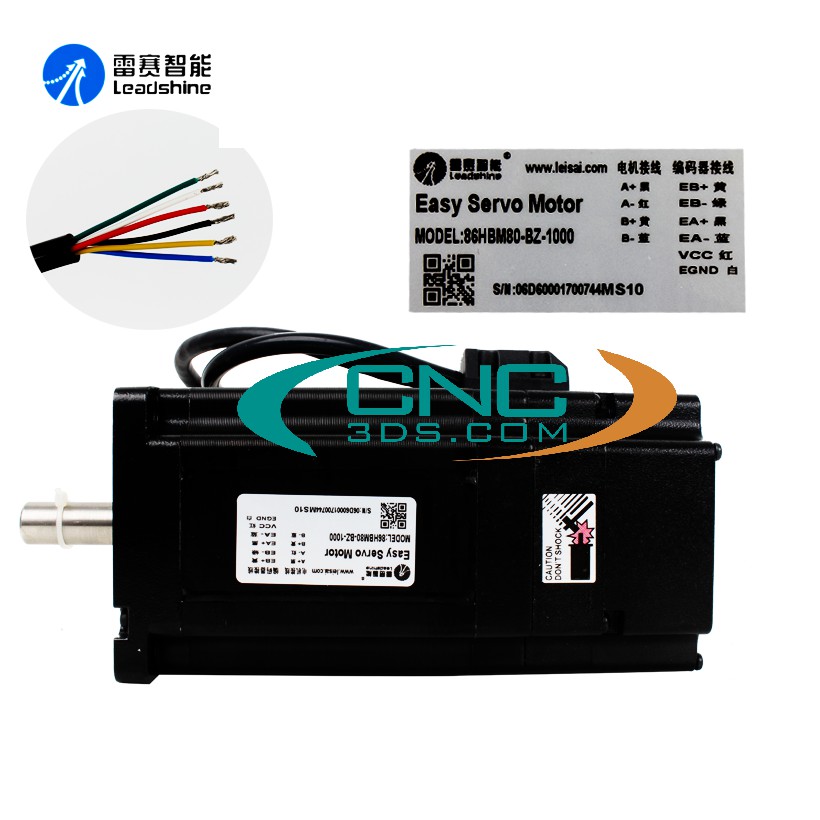 Driver HBS758 Leadshine + Động cơ servo 86HSM85-E1