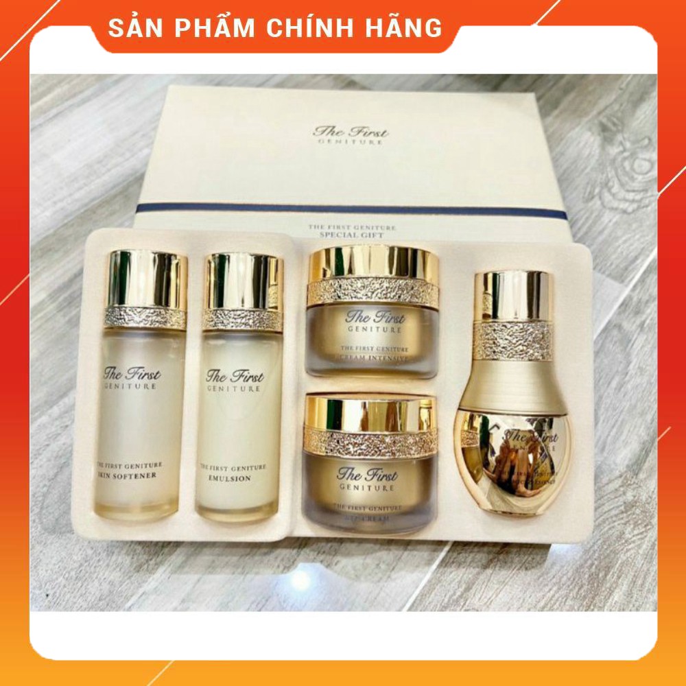 [Mới] Set tái sinh trẻ hóa da, chống lão hóa  Ohui the first mini 5 sản phẩm gồm tinh chất siêu vi