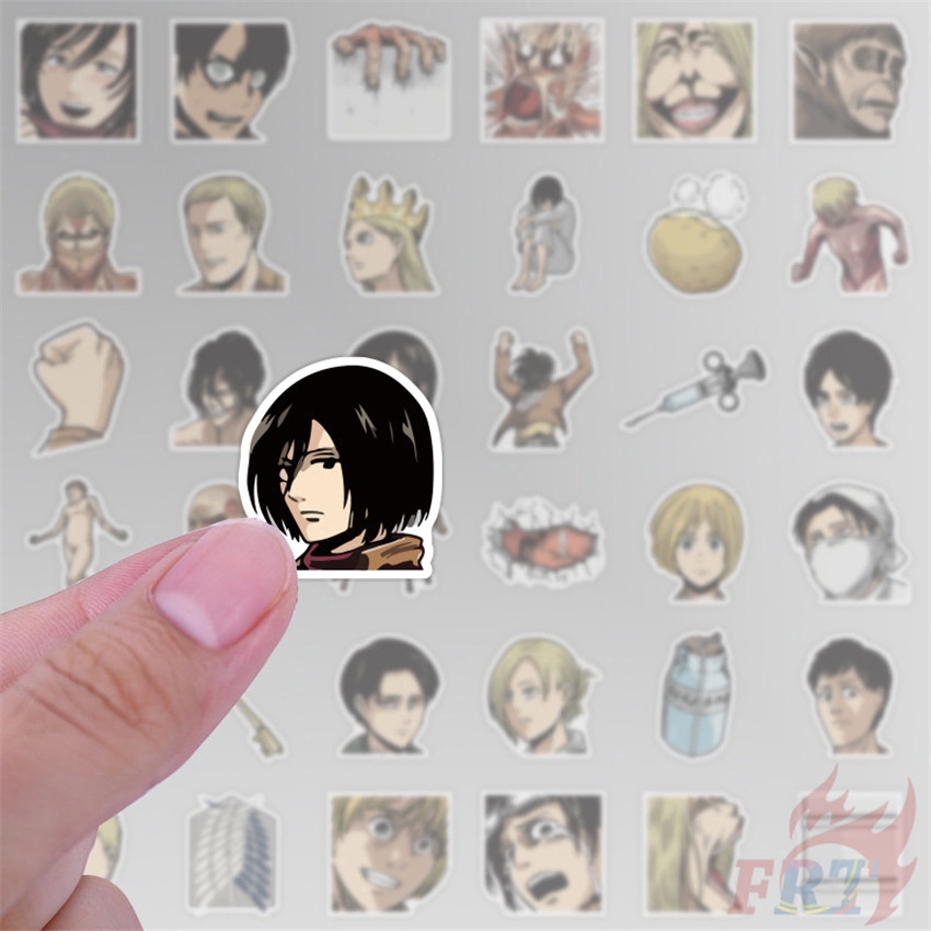 ❉ Attack on Titan - Anime Stickers ❉ 40Pcs/Set DIY Decals Stickers for Album Diary Laptop Scrapbooks Skateboard