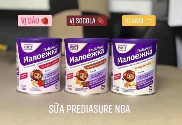 sữa pediasure Nga ( hàng chuẩn +Bill)