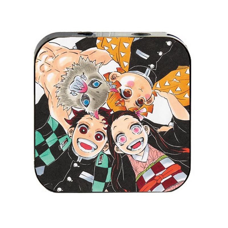 Máy nghe nhạc Kimetsu no Yaiba - Thanh gươm diệt quỷ cầm tay mini tặng tai nghe cắm dây có mic và dây sạc mp3 anime