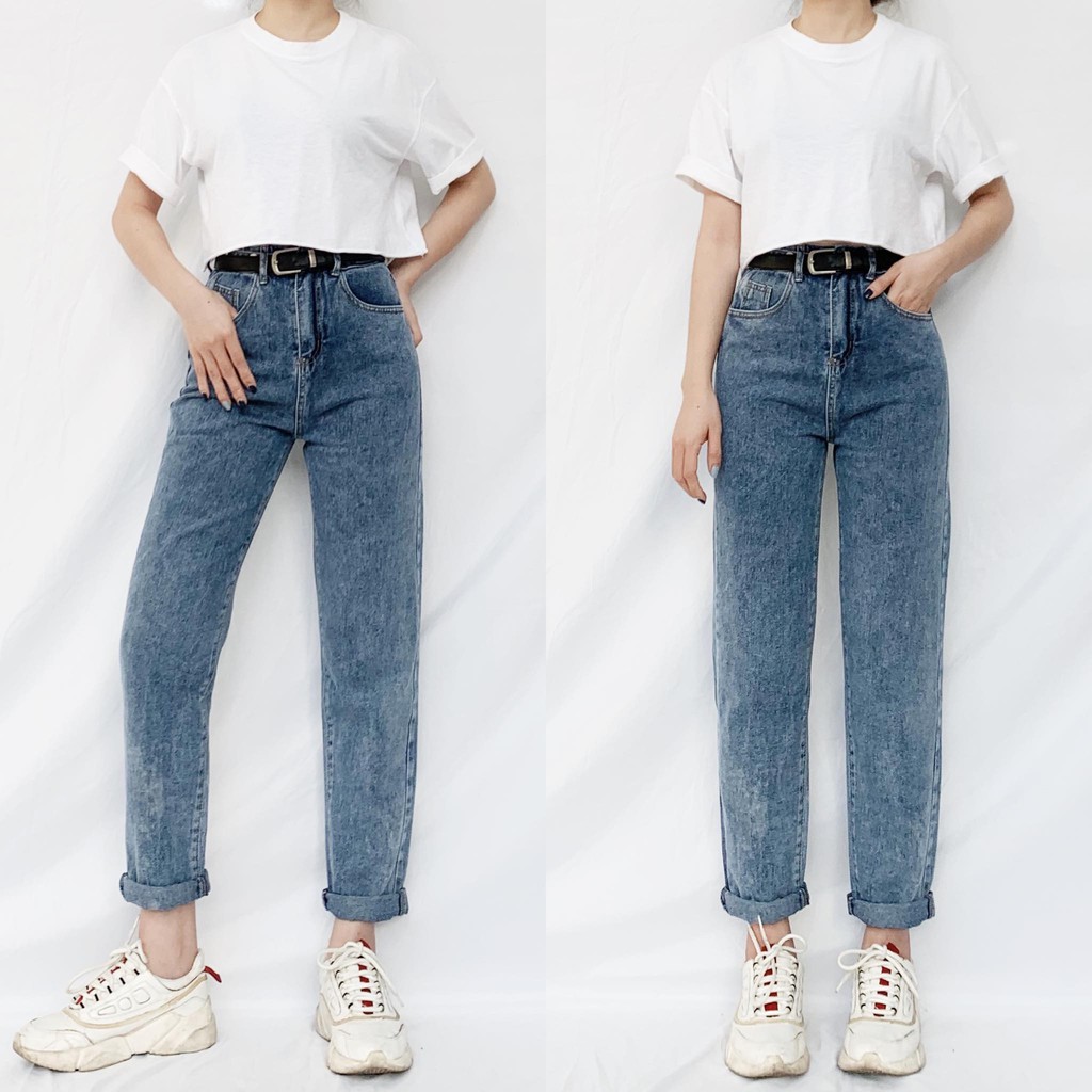 Quần bò nữ Quần Slim Baggy jeans Q1820ti | BigBuy360 - bigbuy360.vn