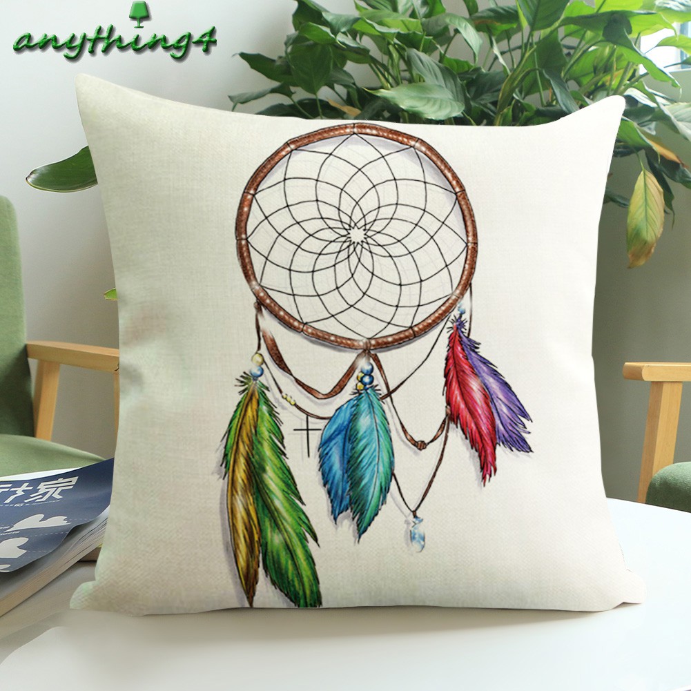 Áo gối cỡ 45*45cm in hình Dream Catcher ấn tượng