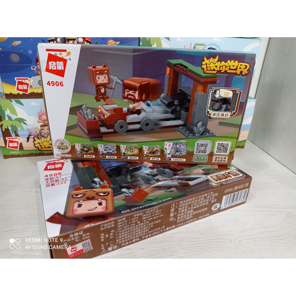 Lego Mini World khai thác mỏ 4906