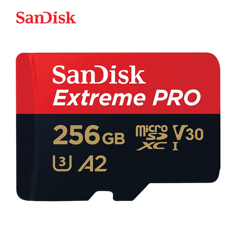 Thẻ Nhớ micro SD SanDisk Extreme PRO 256GB UHS-I Dung Lượng 512GB 64GB TF 170MB/s Class10 U3 V30 A2