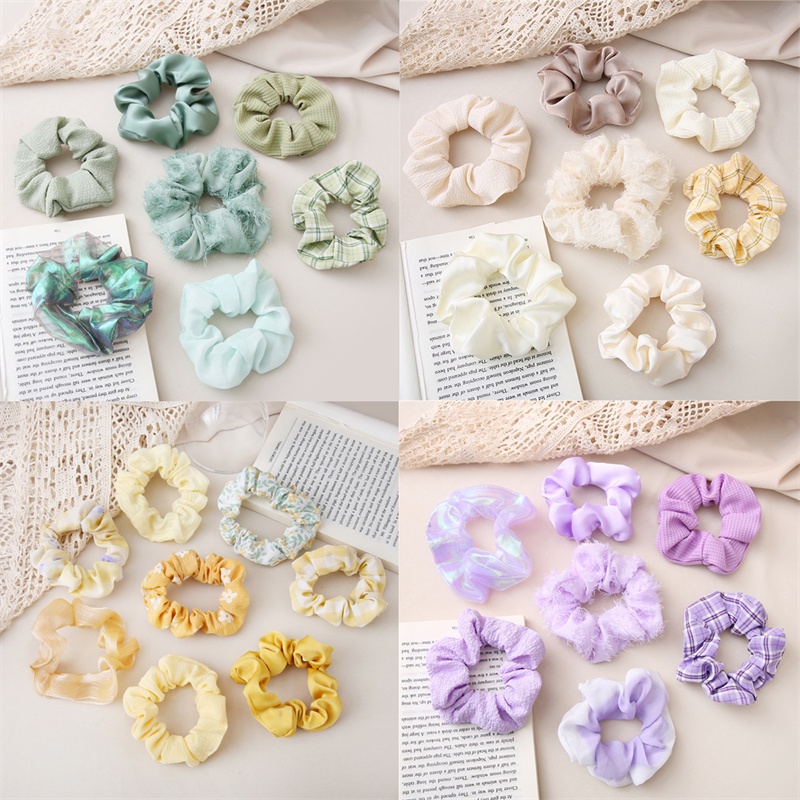 Dây Buộc Tóc Cao Su Co Giãn Dành Cho Nữ Tập Thể Thao Gym