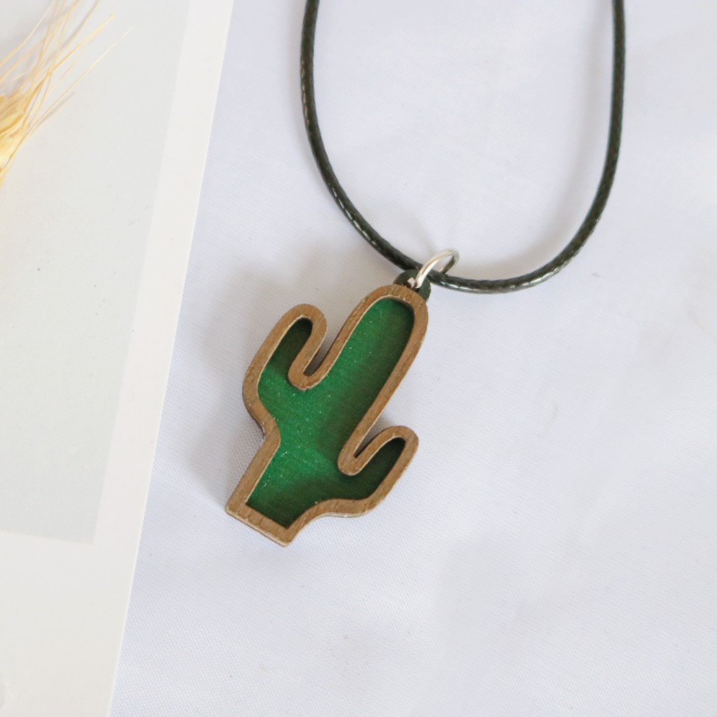 Vòng cổ gỗ vintage handmade