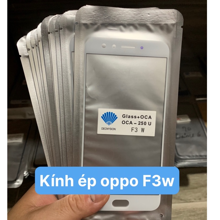 Kính ép màn hình liền keo oppo F3w