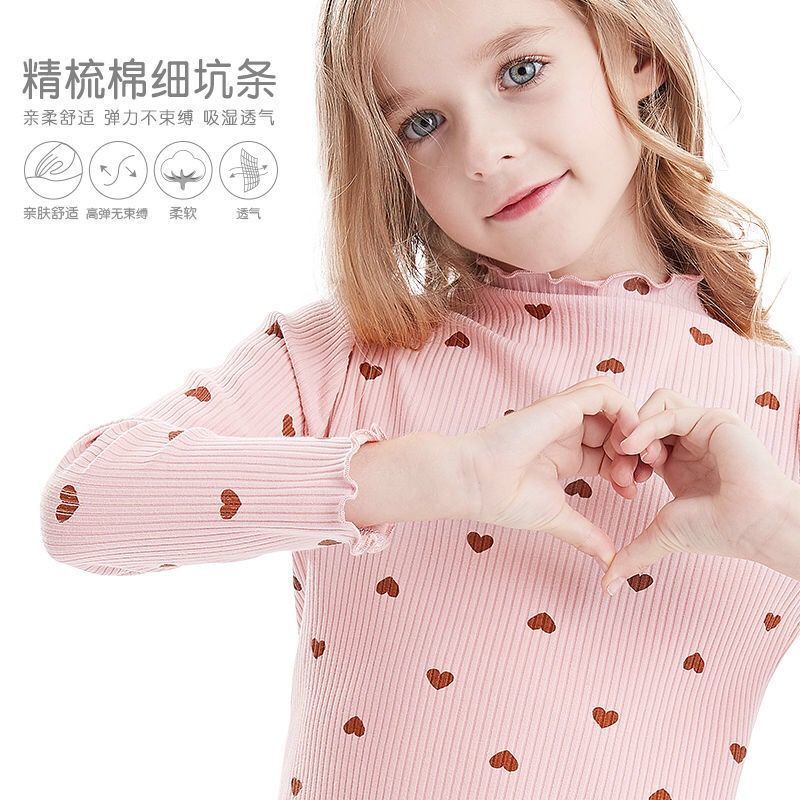 Áo Thun Cotton Mỏng Tay Dài Kiểu Mới Dành Cho Bé Gái 2022