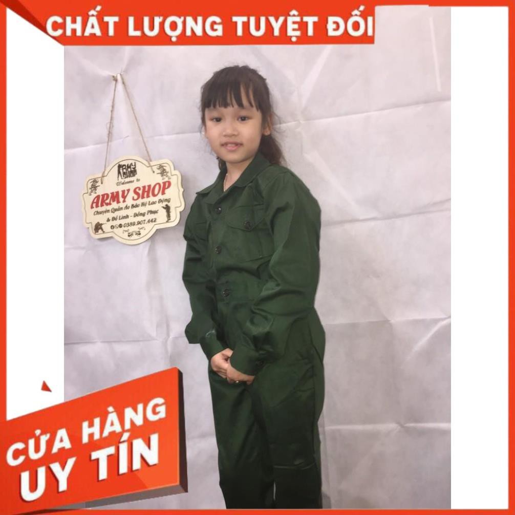 Bộ quần áo K03 trẻ em, lính trẻ em 4-12 tuổi