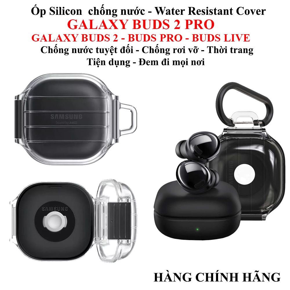 Ốp Silicon chống nước Water Resistant Cover Buds 2 Pro/Buds2/Buds Pro/Buds Live