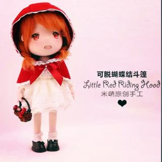 Búp bê vải cao cấp ( cô bé quàng khăn đỏ)