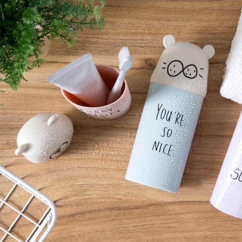Hoạt Hình Hộp Đựng Bàn Chải Đánh Răng Du Lịch Tiện Lợi