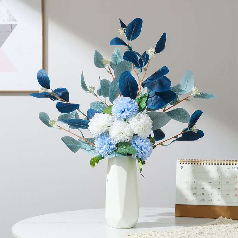Combo hoa giả để bàn trang trí phòng ngủ, phòng khách decor siêu rẻ đẹp