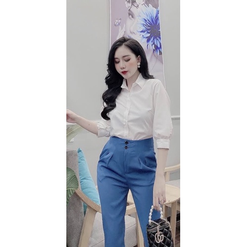 Sơ mi trắng kiểu