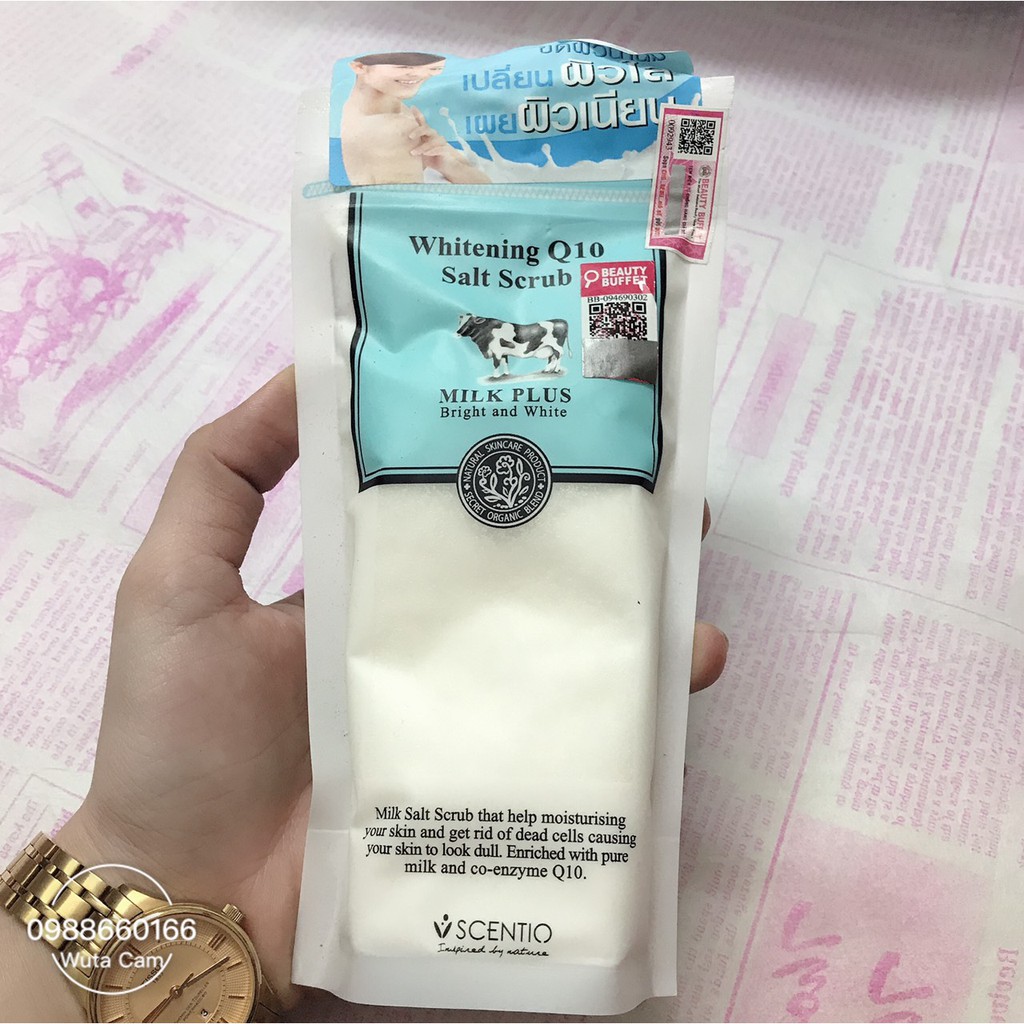 Muối tẩy tế bào chết Scentio Milk Plus 300g