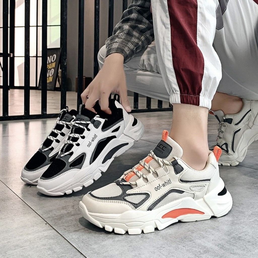 Giày sneaker nam OFF Whitf đế tăng chiều cao - Giày nam có 3 màu hot