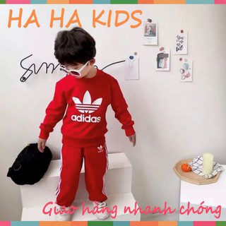 Bộ dài ADIDAS Minky Mom cho bé, đồ thun lạnh trẻ em