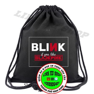 Balo dây rút blackpink in theo yêu cầu