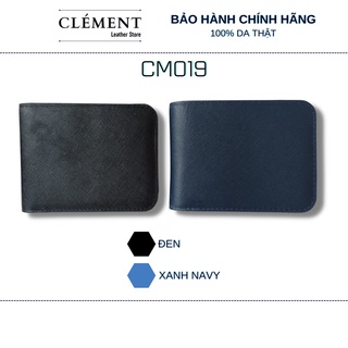 Ví da nam cao cấp, bóp ví nam da bò thật Clément – CM019 - BH 12 tháng