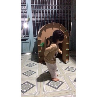 NHÀ GIẤY - NHÀ BẰNG BÌA CARTON - MÓN QUÀ TUYỆT VỜI CHO TUỔI THƠ CỦA BÉ YÊU