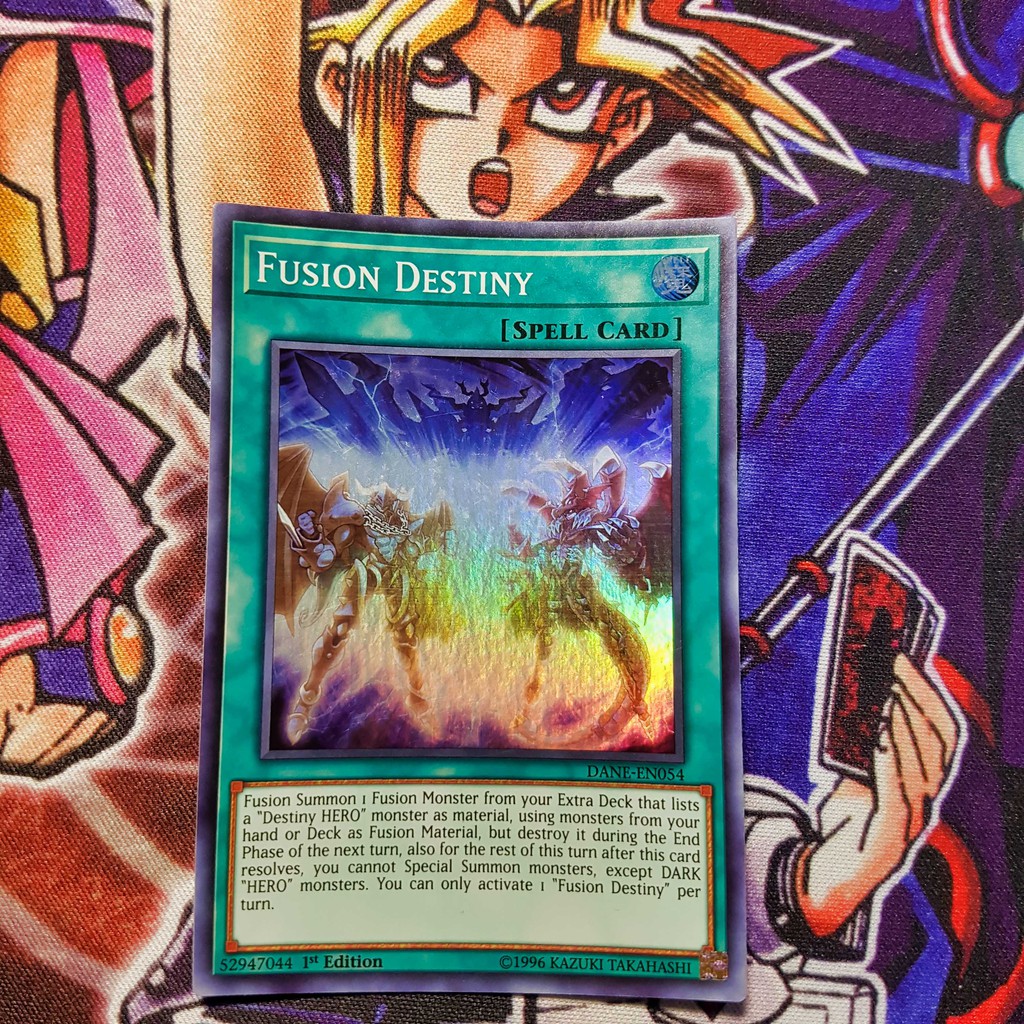 Thẻ bài Yugioh chính hãng | Fusion Destiny | DANE Super rare.