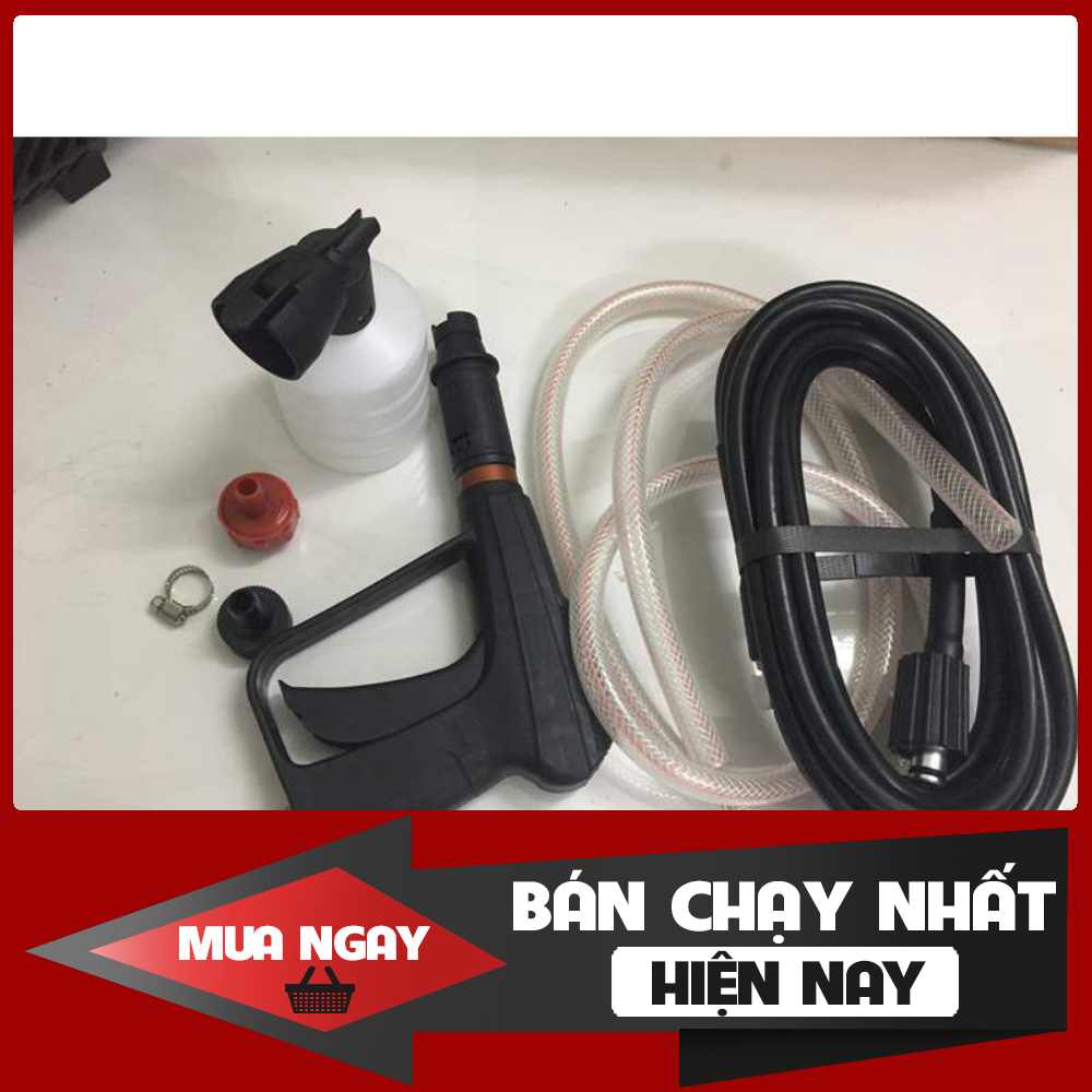 Máy rửa xe sakura áp lực cao công nghệ nhật bản 2021 Máy rửa xe Nhật Bản sakura-2500W-lõi đồng-tặng bình tạo bọt