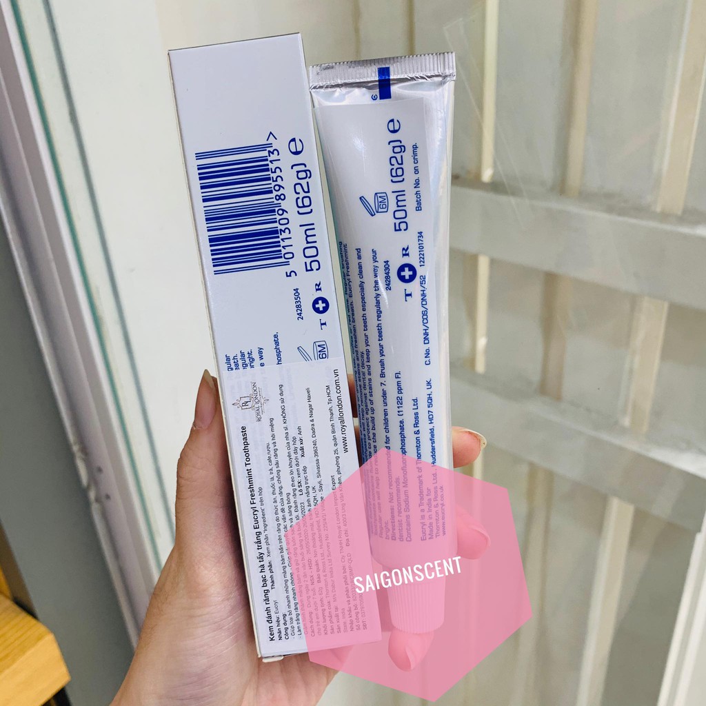 Kem đánh răng Eucryl Toothpaste ( 50mL )