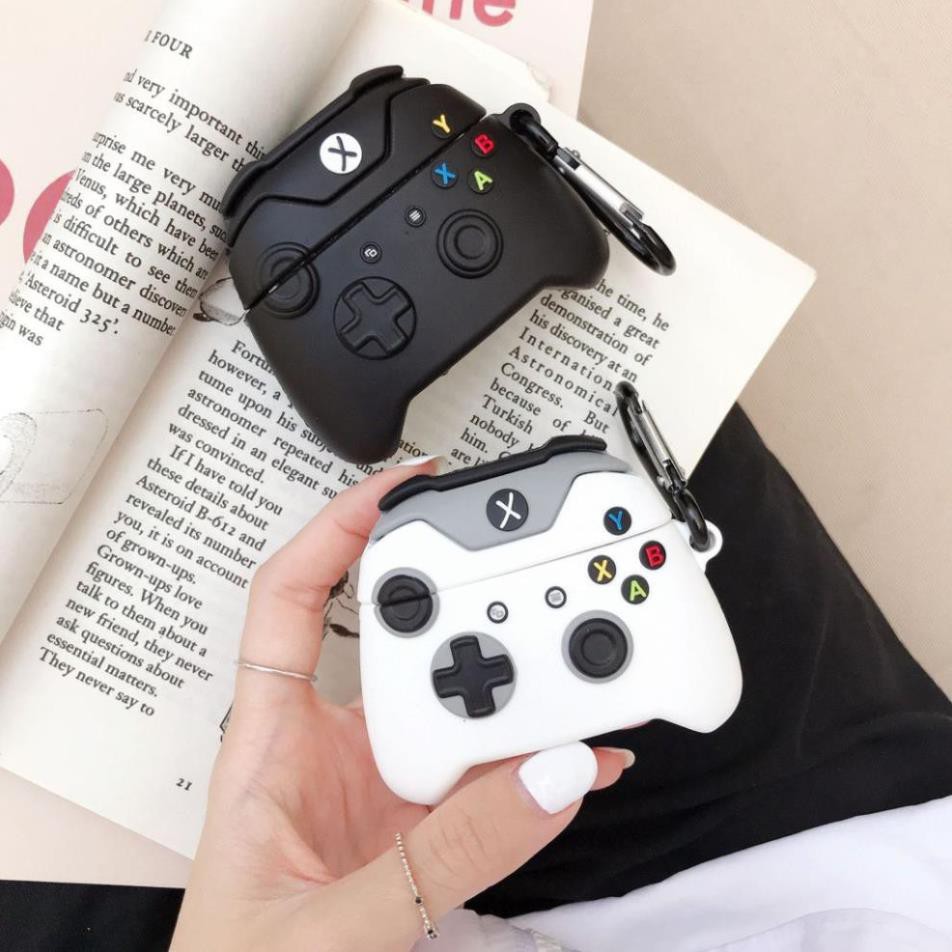 Vỏ bao đựng tại nghe airpod - Case airpod 1/ 2 Tay cầm chơi game Xbox chống va đập -Hồng Anh Case