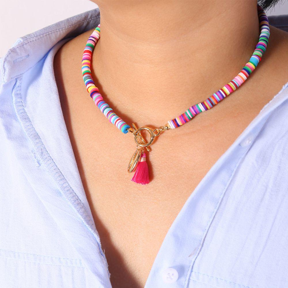 Vòng Cổ Choker Tua Rua Vỏ Sò Nhiều Màu Thời Trang Cho Nữ