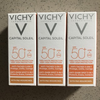 Kem chống nắng ngăn sạm da, giảm thâm nám Capital Soleil Anti-Dark Spot 3ml x 3 tuýp