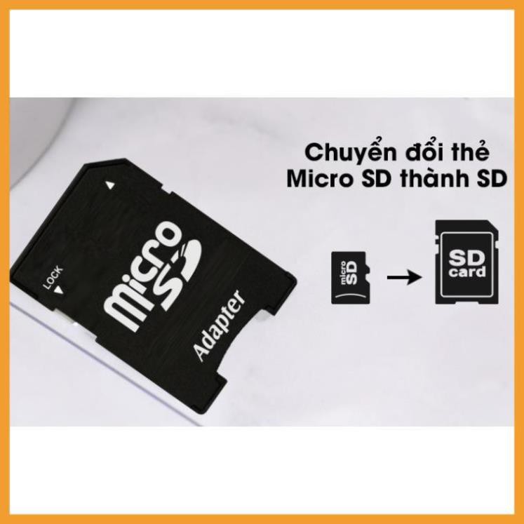 Adapter thẻ nhớ chuyển đổi 🔥Giá Gốc🔥 thẻ nhớ Micro SD (TF) sang SD - Dùng cho Laptop, CAMERA