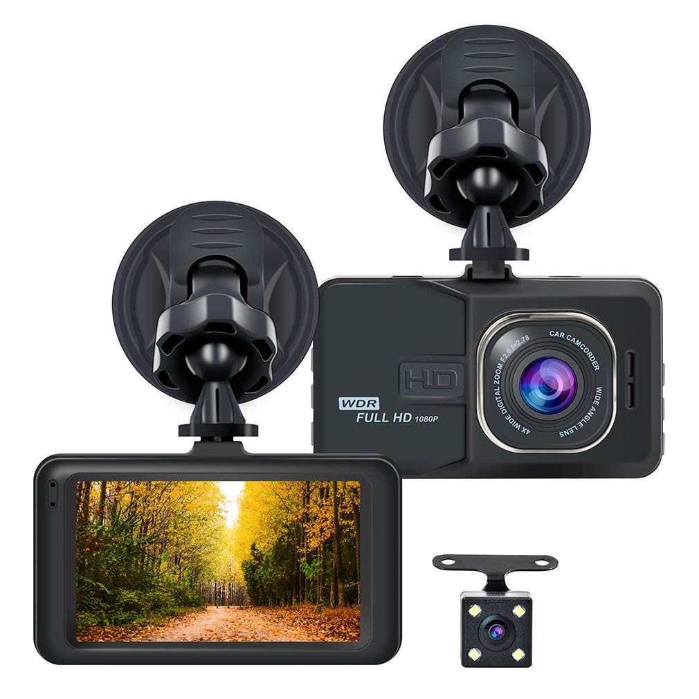 Camera Hành Trình Elitek 2580 Dual lens 2 Camera Kép Hình Ảnh Full HD 1080P