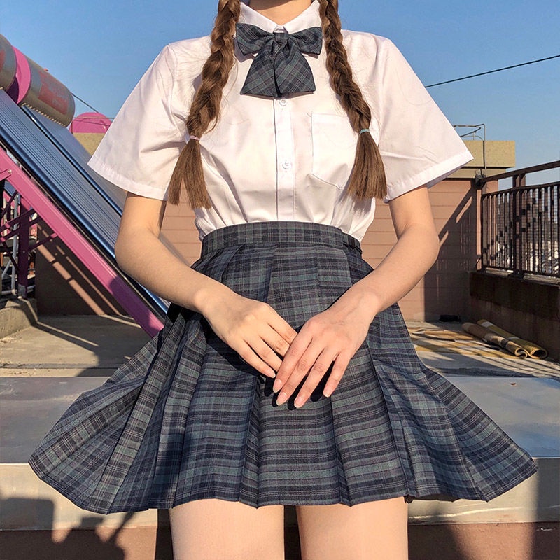 Chân Váy Đồng Phục Xếp Ly Cơ Bản Sáng Tạo Phong Cách Mùa Hè Chính Hãng Cho Học Sinh Nữ